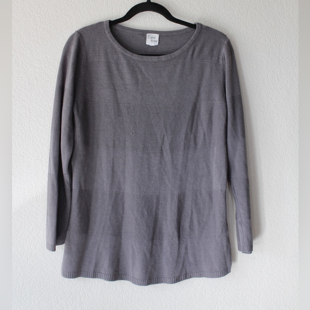 Striped Gray Sweater